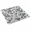 Andova Tiles SAMPLE Orb 075 x 075 Metal Penny Round Mosaic Tile SAM-ANDORB250